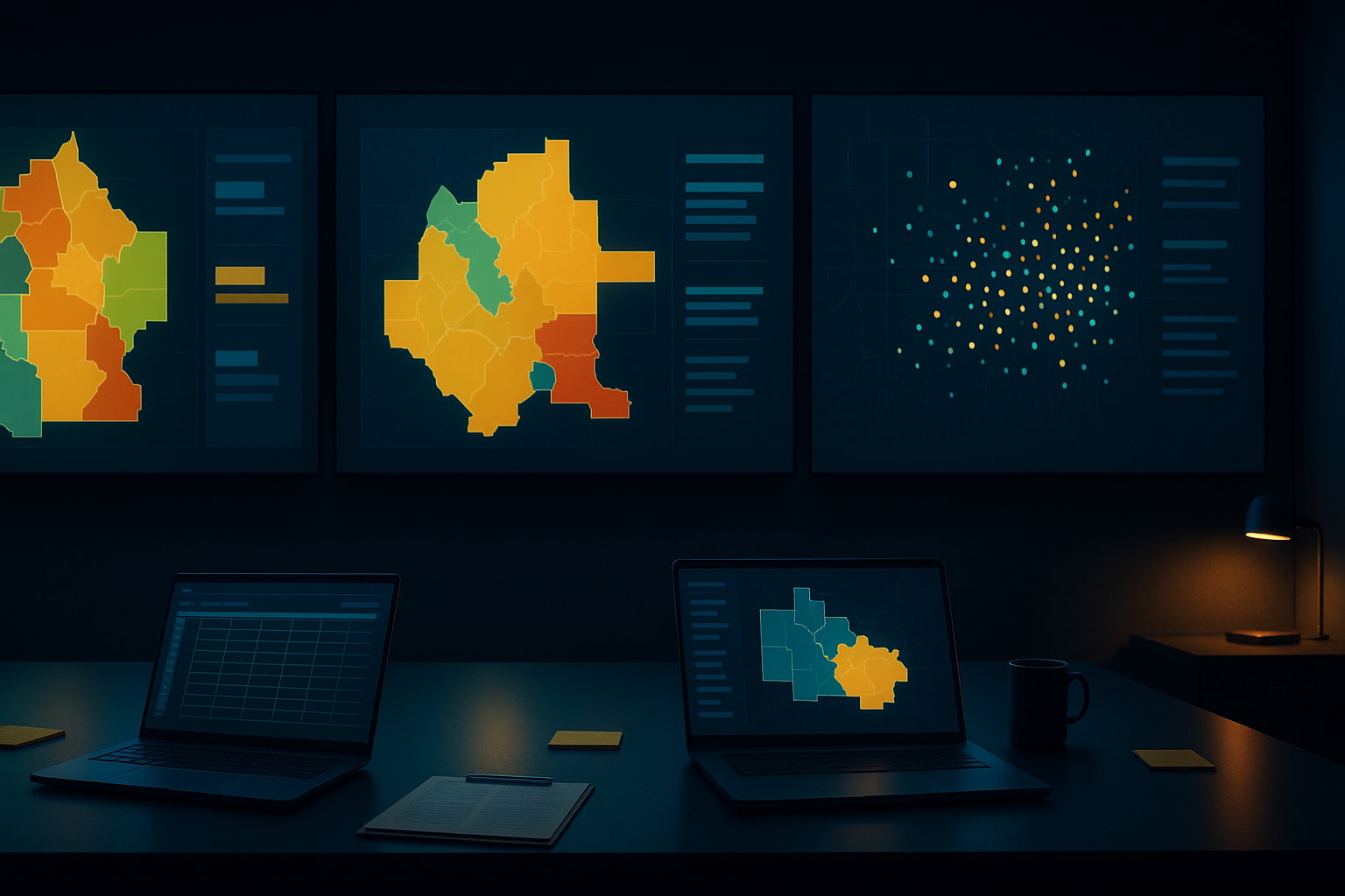 Abstract targeting background
